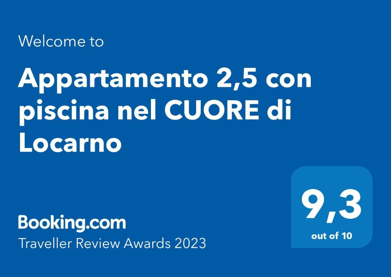 Appartamento 2,5 Con Piscina Nel Cuore Di Locarno 463 Экстерьер фото